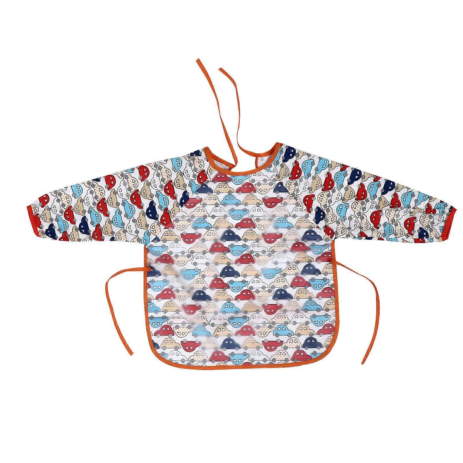 Waterproof Long Sleeve Baby Bib for Feeding Assorted Color Toddler Apron