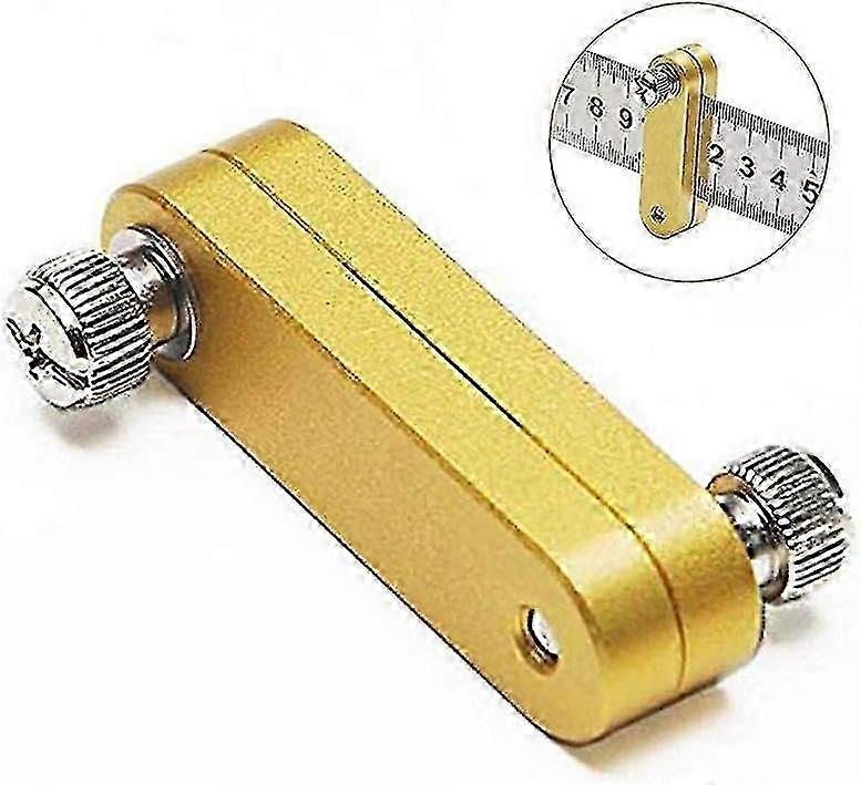 For Ruler Positioning Block, Woodworking Parallel Line Ruler, Marker Locator Ruler, For Fixed Block Positioning Scraper
