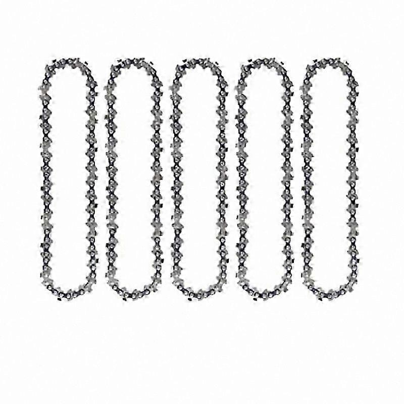 5-Pack Replacement Guide Bar Chain for 4 Inch Mini Cordless Chainsaws Portable Electric Cutting Tool Accessory