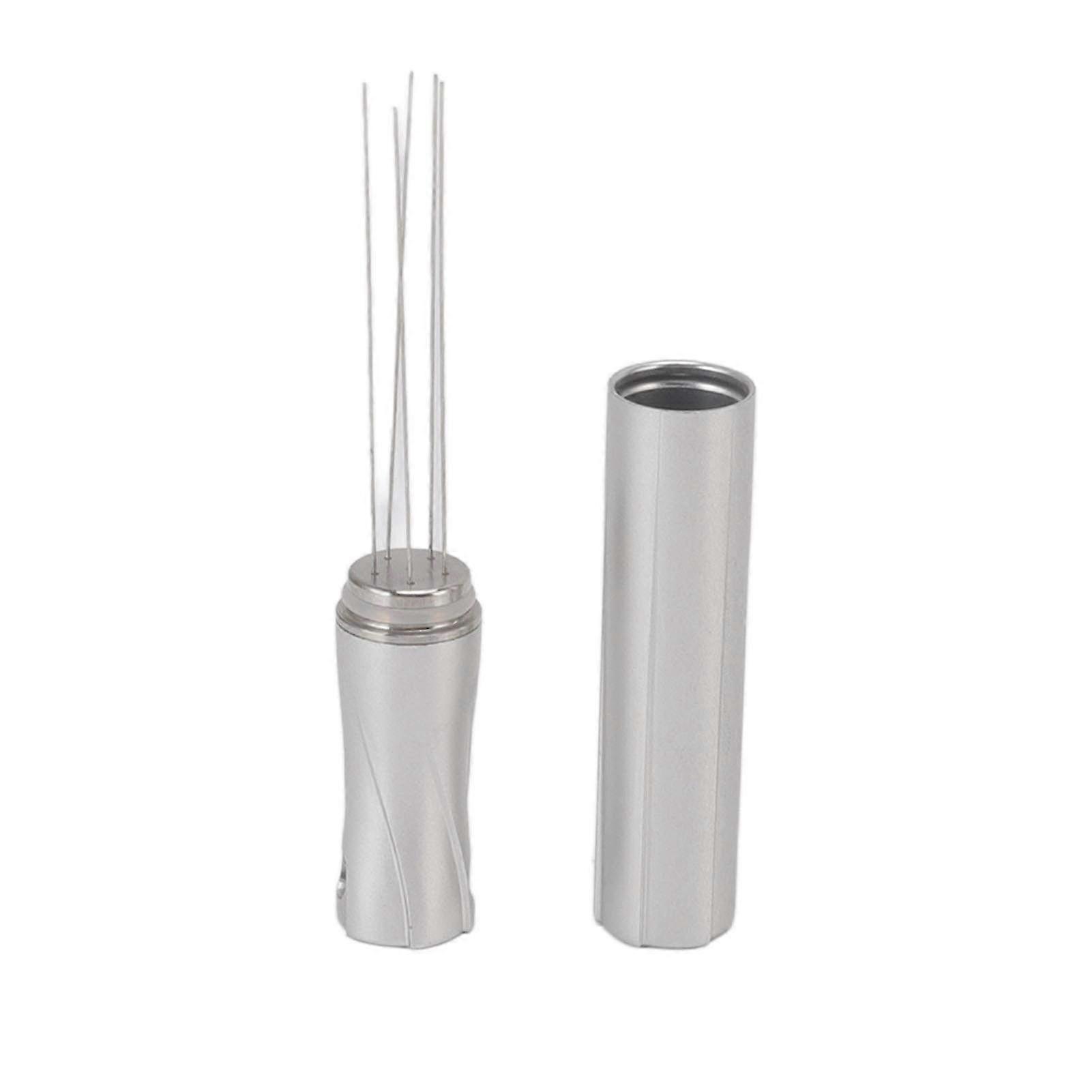 Coffee Stirring Tool with Ergonomic Handle - Food Grade 304 Stainless Steel Coffee Distribution Needle for Clumping Prevention