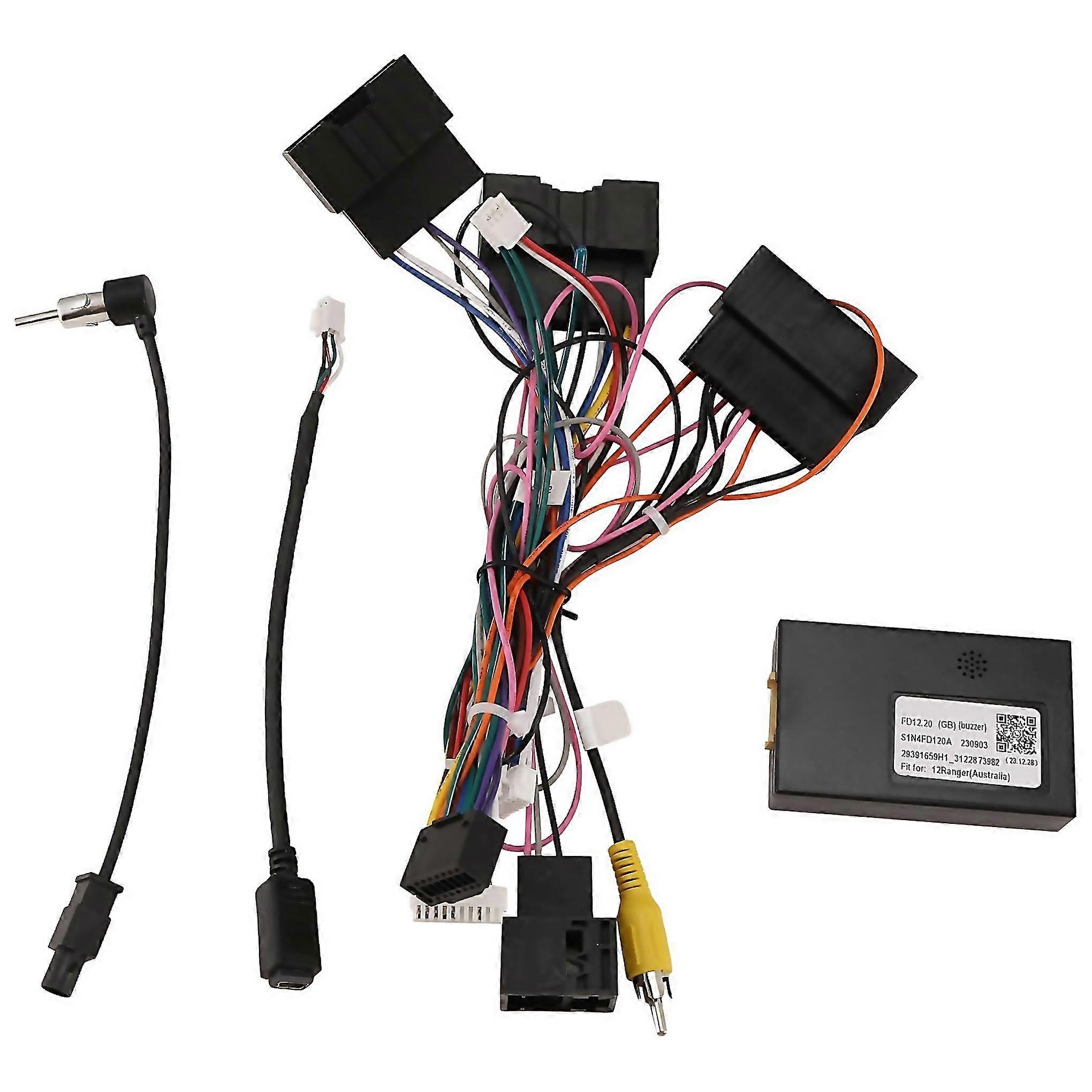 For car radio cable for android head unit power wiring for