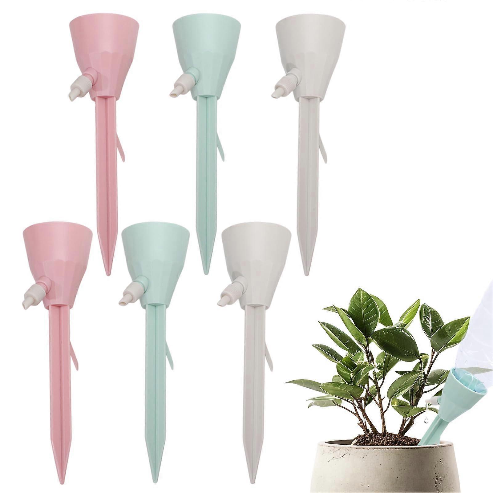6 Pcs Plant Watering Devices, Automatic Plant Waterer with Valve Control