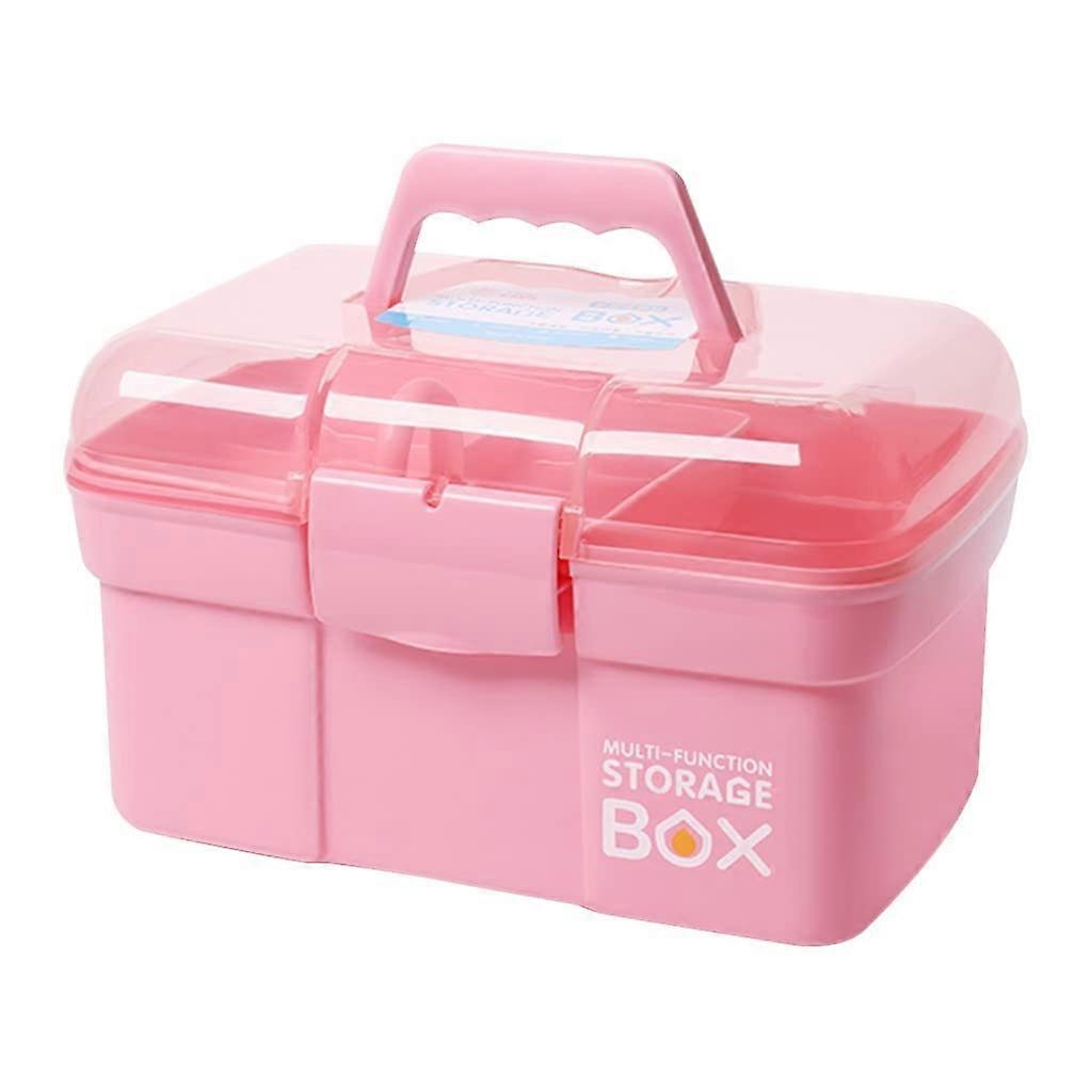 Practical Nail Box Glue Multifunctional Storage Storage Multicolor Polish Box Housekeeping Organizers Quilt Bag (Pink, One Size) Pink One Size