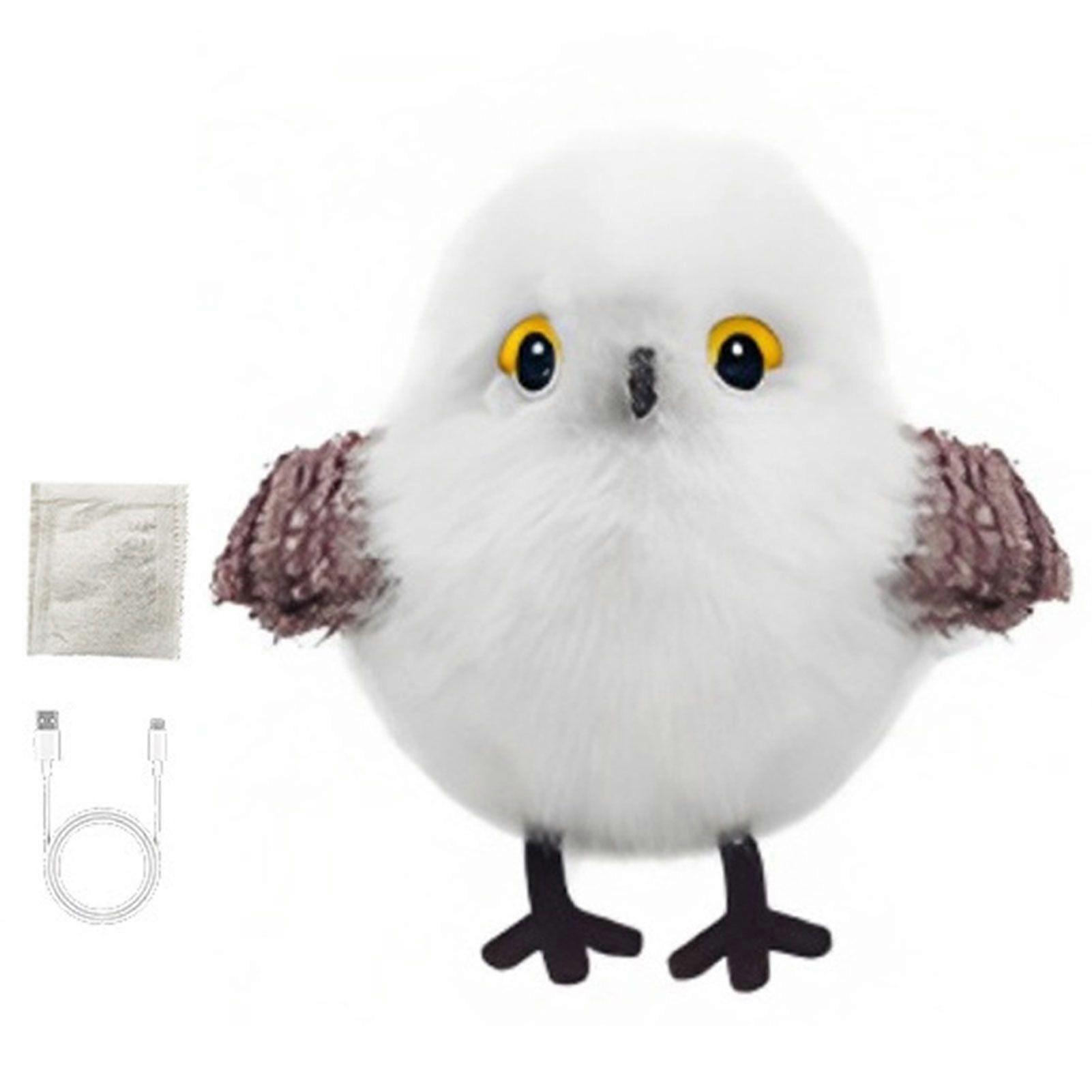 Electronic Interactive Flying Bird Cat Toy with Flapping Wings & Chirping Sound for Indoor Cats