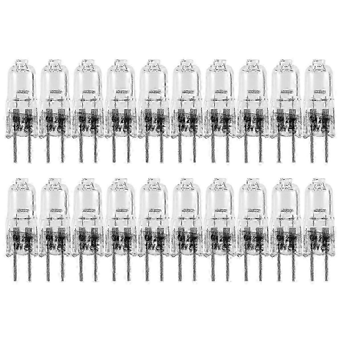 20 Pcs G4 Halogen Bulbs,20W 12V Halogen Light Bulbs
