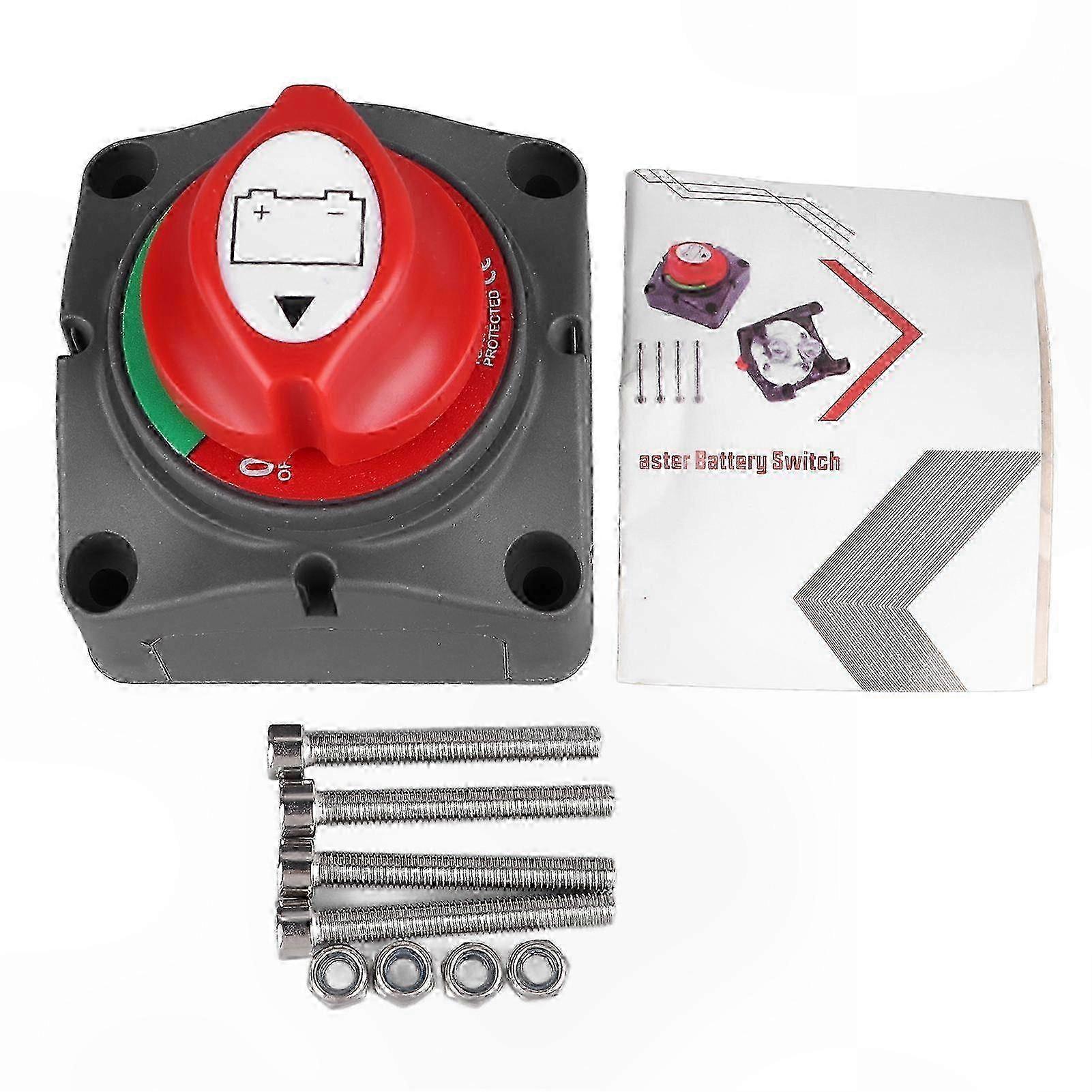 48V Marine Battery Disconnect Switch for Vehicle Ship RV Power Circuit Selector Isolator hwy