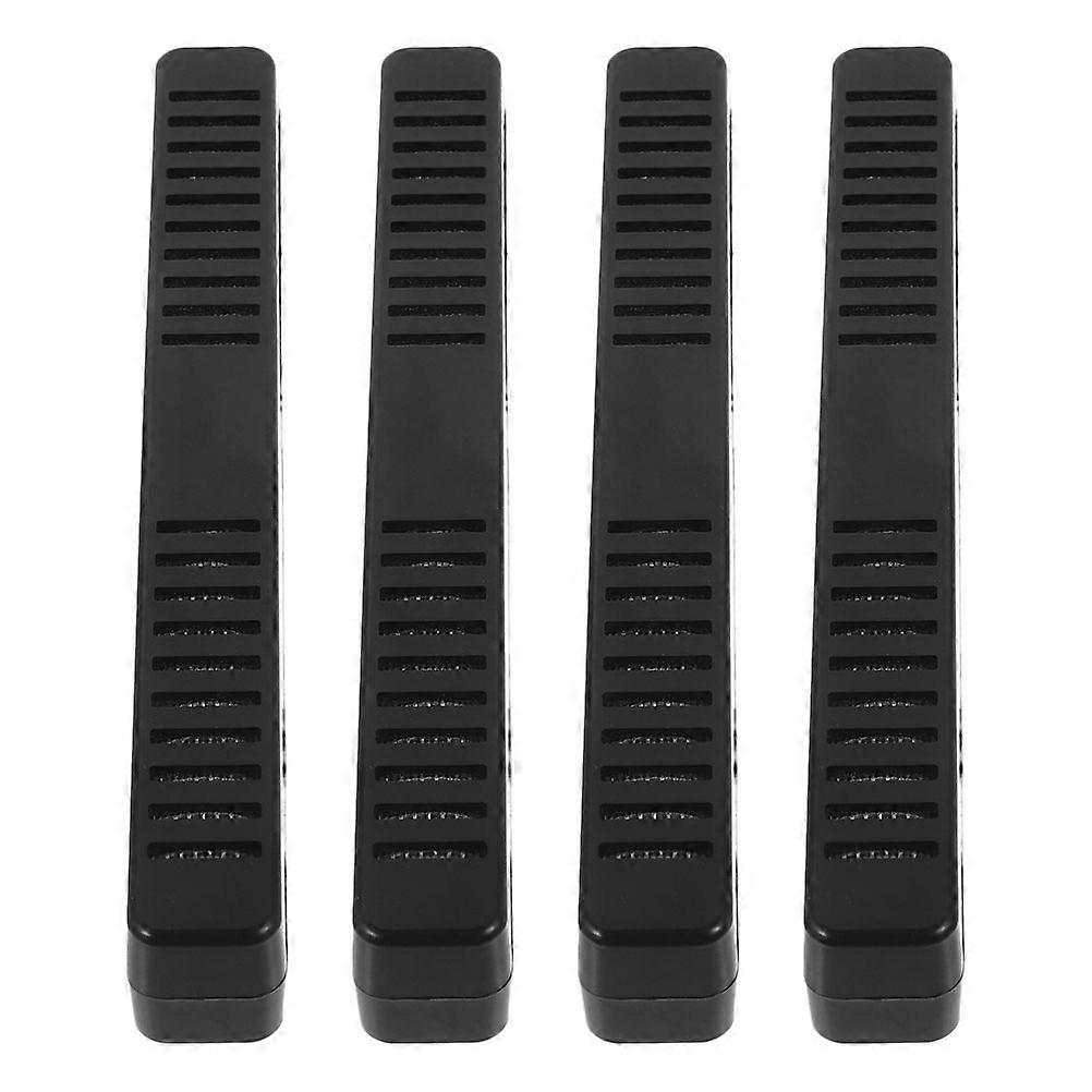 Tobacco Preservation Slim Compact Cigar Humidity Controller Travel Use Black Abs Material with Moisture Retention 4Pcs