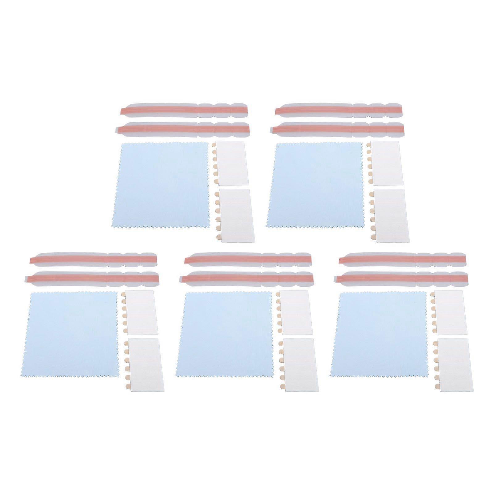 5 Set Privacy Filter Adhesive Strips Double Sided Adhesive Strips with Plastic Slide Mount Holder Tabs