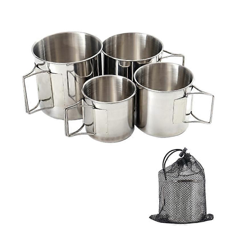 Outdoor cup and bowl four-piece set, ultra-light, heat-insulating, portable and multi-functional