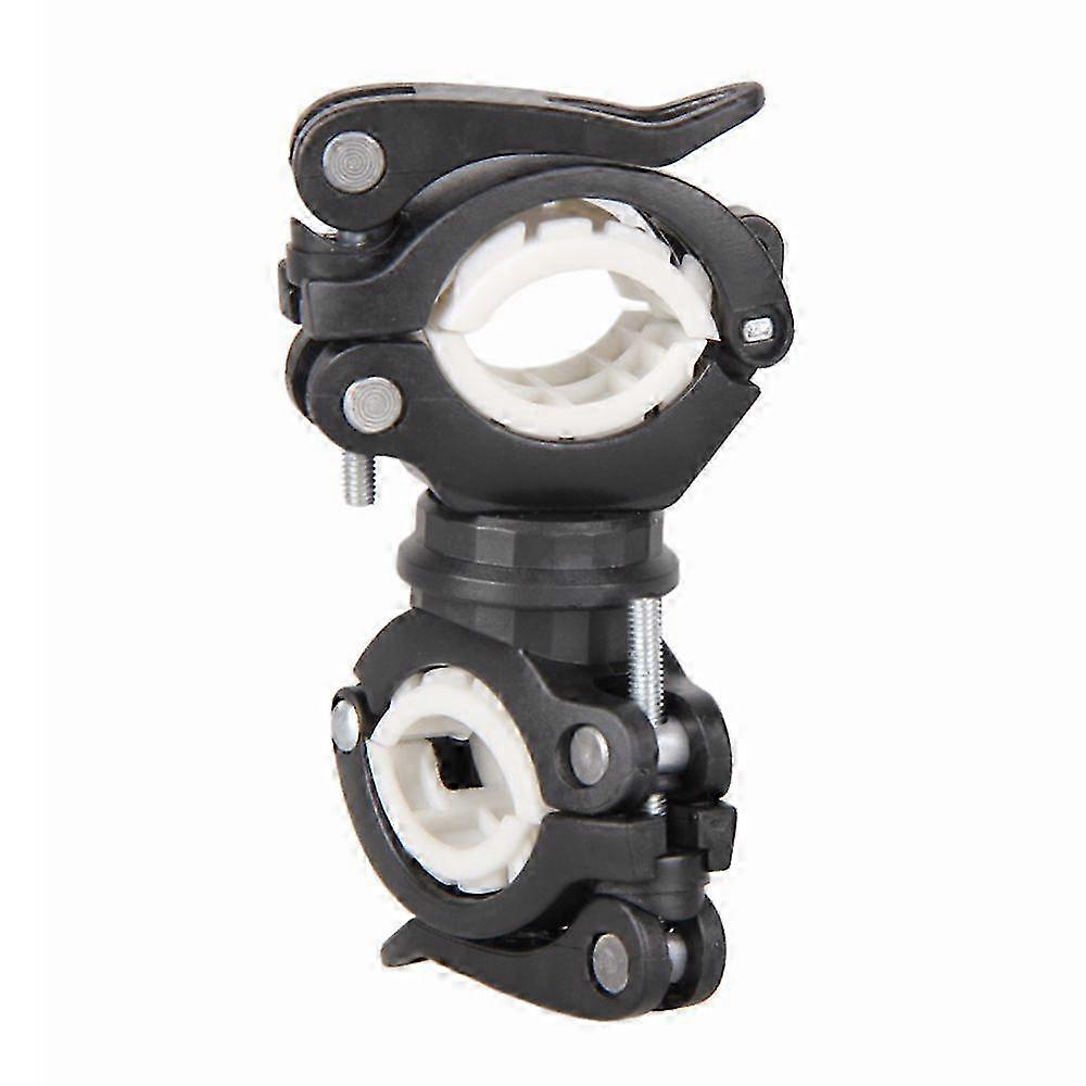 360 degree rotating bike light for cycling with LED flashlight and handlebar mount