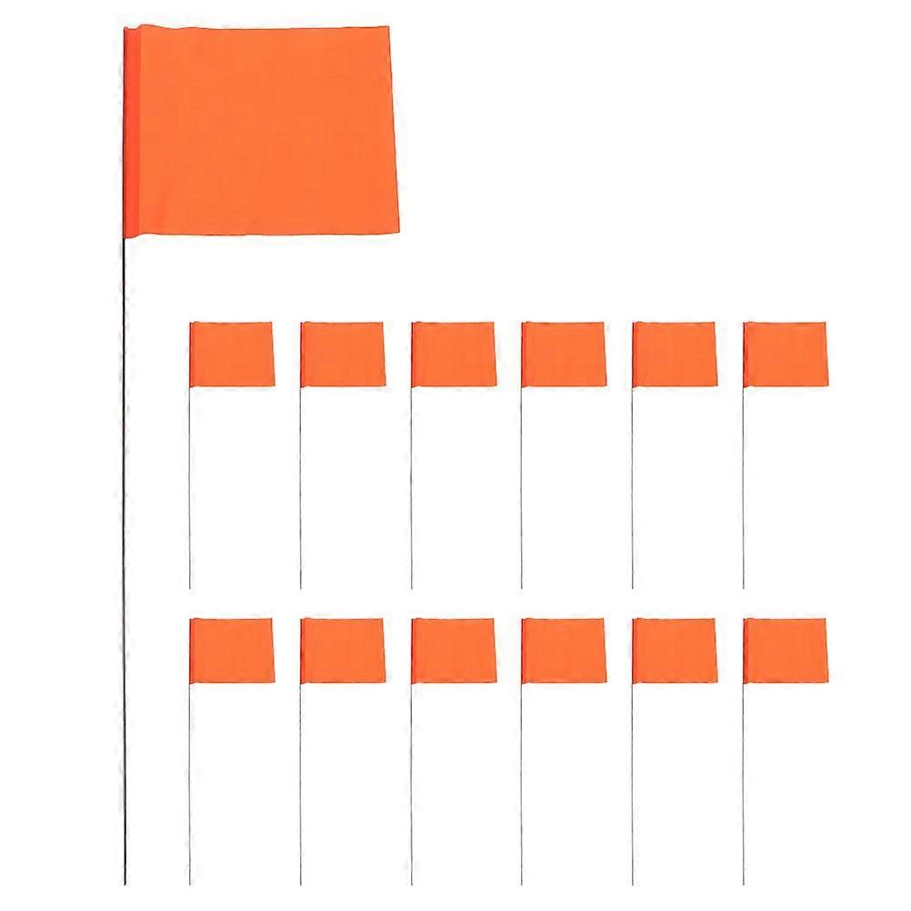 30pcs Irrigation Flags Lawn Garden Marking Flags Landscape Flags Construction Marker Flags Garden Marking Flags With Poles Lawn Sprinkler Irrigation F