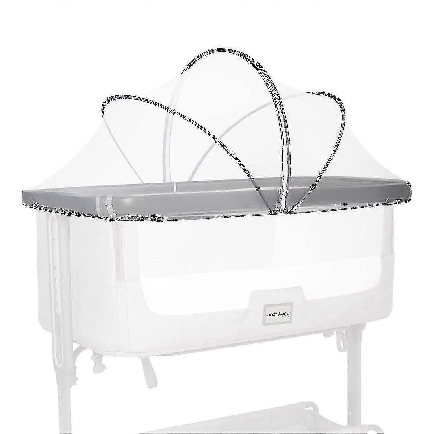 White Baby Bassinet Net Cover - Προστατεύει από γάτες και κουνούπια για ασφαλή ύπνο σε βρεφικές κούνιες και κούνιες ταξιδιού
