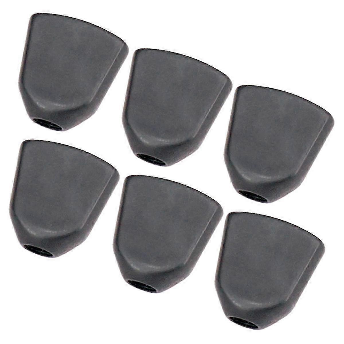 6PCS Tuning Peg Caps Polished Tuner Key with Screws Washer Parts C