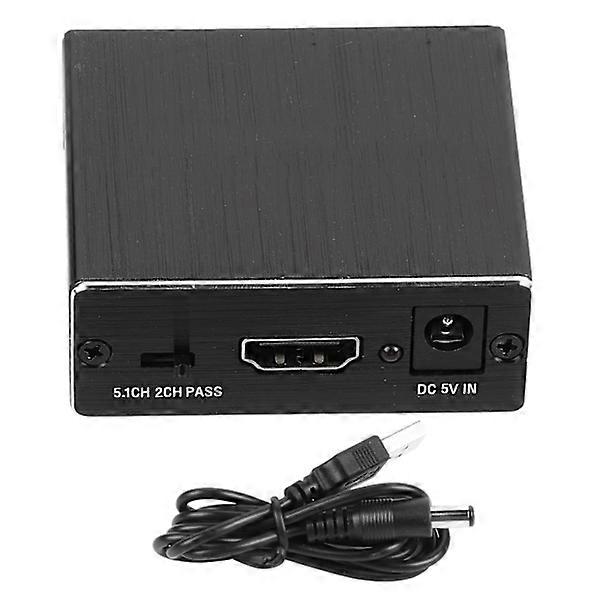 4K x 2K HDMI 1.4 Audio Extractor 5.1 Audio Channel Adapter for Optical Fiber Converter