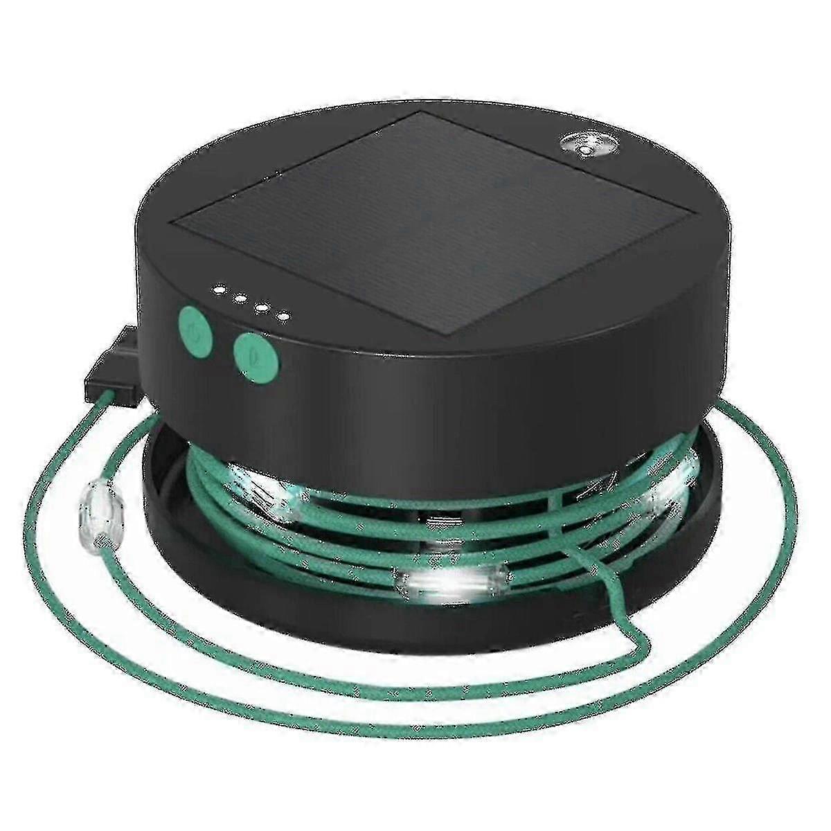 Solar Camping Light String z ładowarką do telefonu, zewnętrzne gadżety LED Lamp