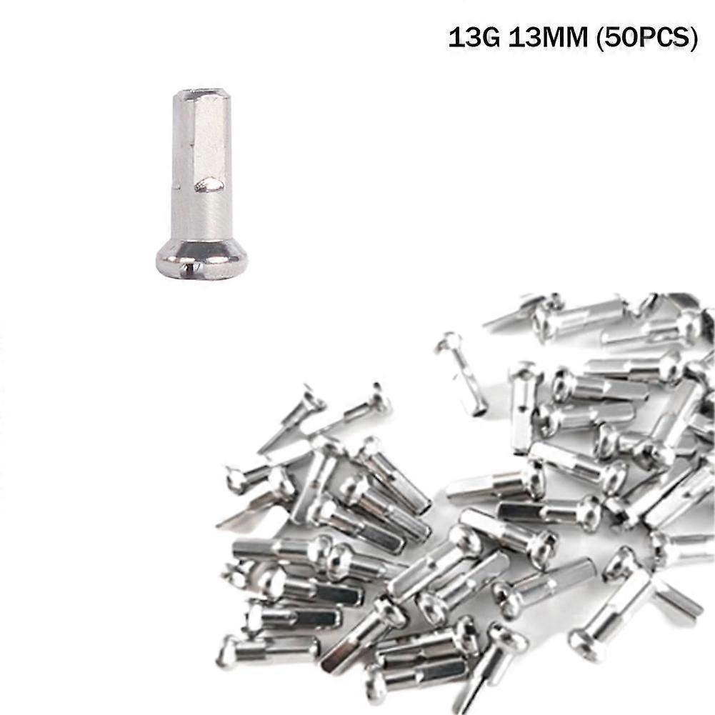 Copper Spoke Nuts for Mountain & Road Bikes, High-Quality Anti-Oxidation, Lightweight Design | 50PCS