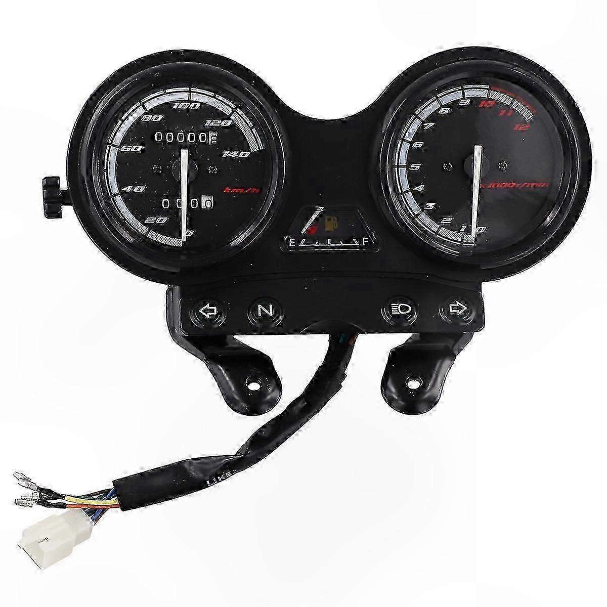 Universal Motorcycle Digital Speedometer Gauge with LCD Display for 125cc Bikes