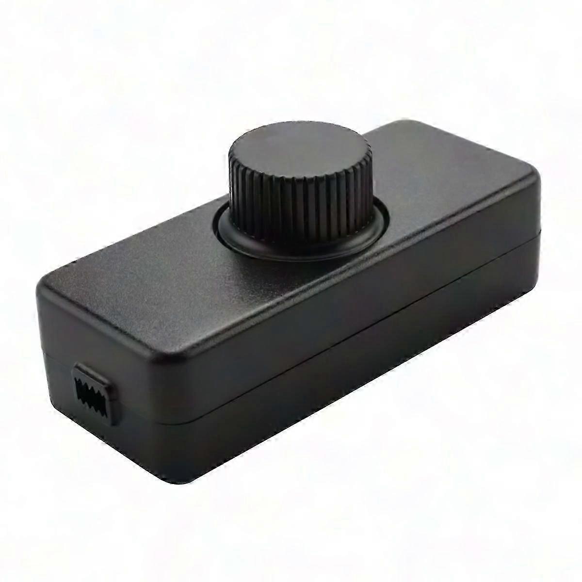 Inline LED Dimmer Switch with Rotary ON/OFF & Knob Control for Dimmable 3-100W LED/Incandescent Lights