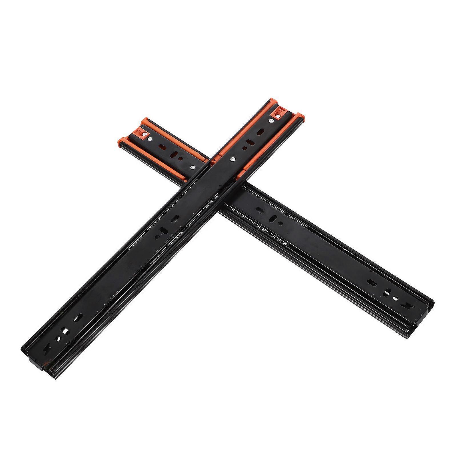 Full Extension Drawer Slides Technology Easy Installation For Office Drawers Multi Color 13.9x1.8x0.5in 1 Pair