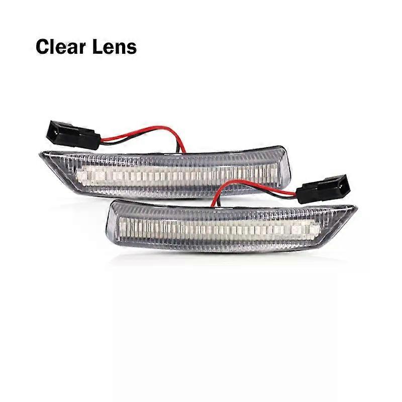 2pcs For Chrysler Town Country & For Dodge Grand Caravan Amber Sequential Flash Side View Mirror Turn Signal Blinker Light 12V