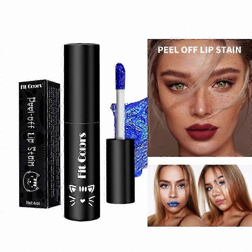 Base Color Tinted Lip Glaze with Tear-Off Design for Long-Lasting Finish