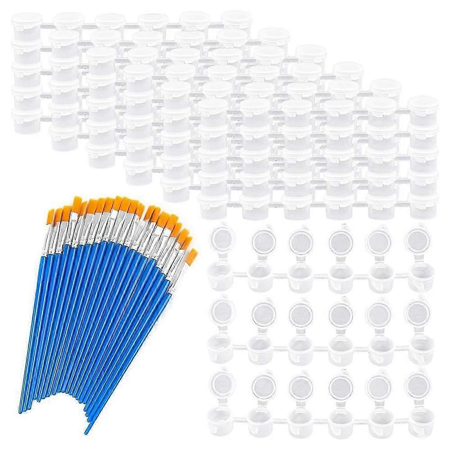 20 Strips 120 Cans Empty Paint Strips Paint Jar Cups