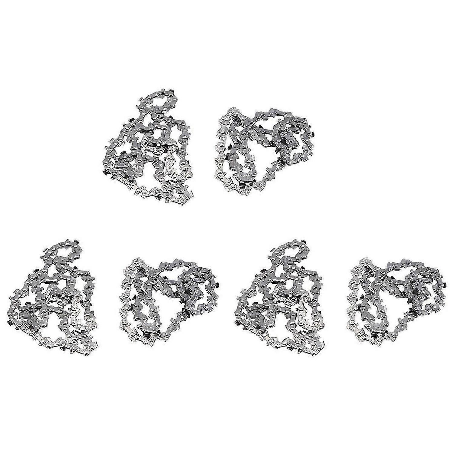 2Pcs 8 Inch Mini Chainsaw Chain Replacement Guide Saw Chain