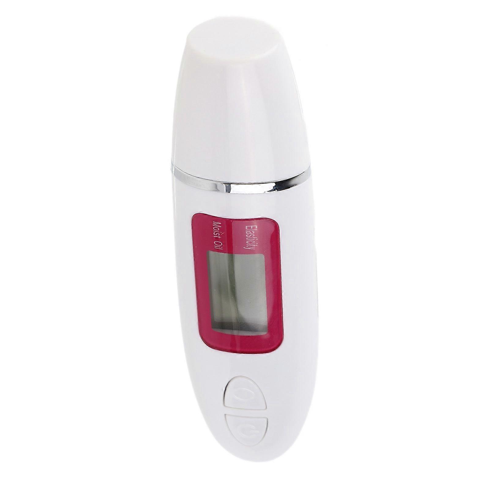 1Pc New Fashion Body Skin Oil Water Hydration Meter LCD Display Analyzer Facial Tester White