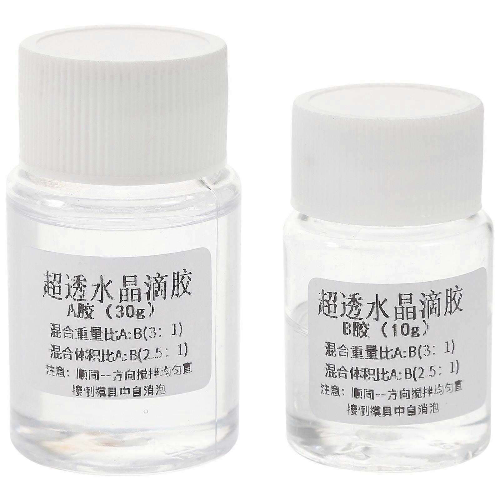 Waterproof Epoxy Resin Glue Transparent 3:1 Ab Resin Glue 2Sets for DIY Use