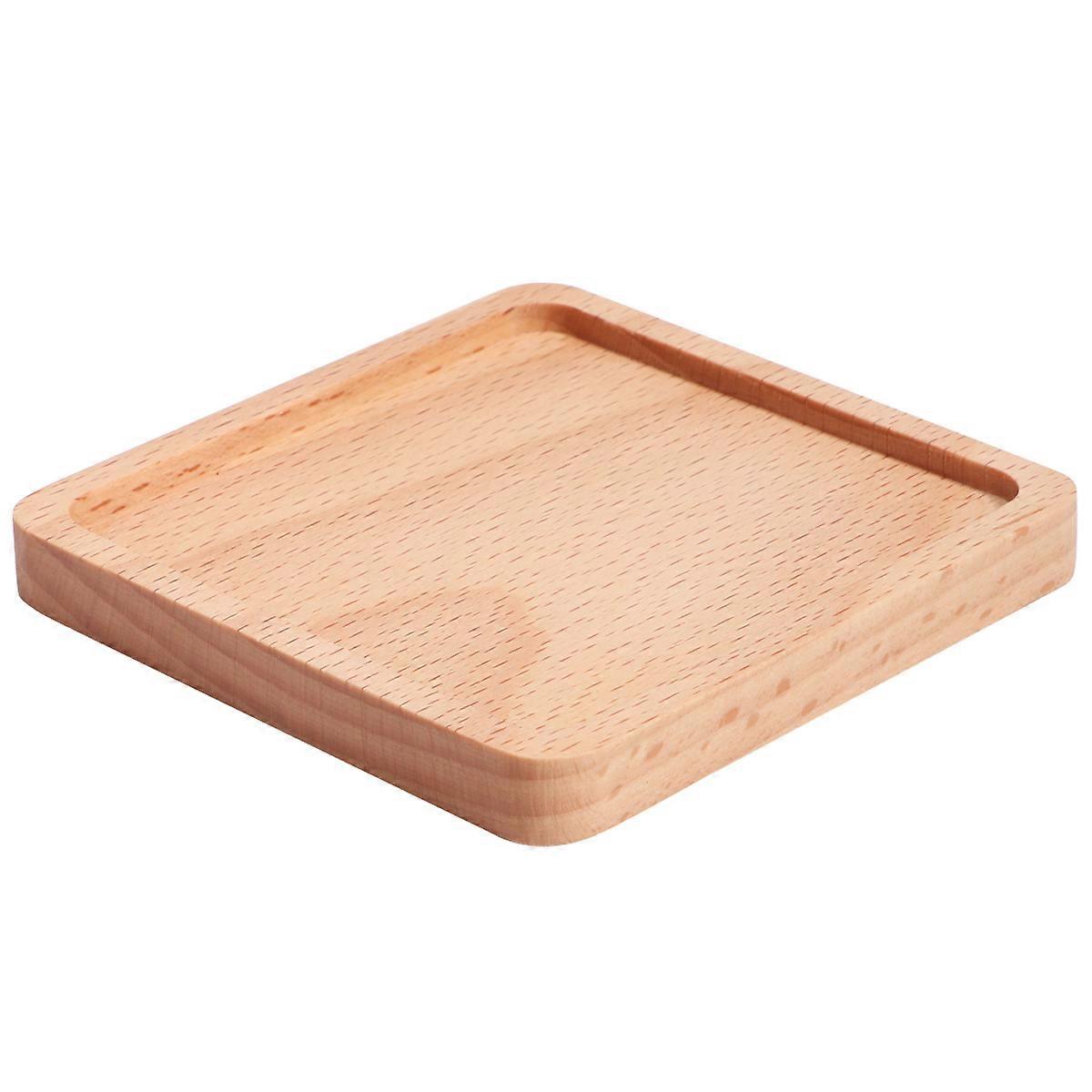 Wood Coaster Japanese Style Non Mat for Home 6Pcs Set
