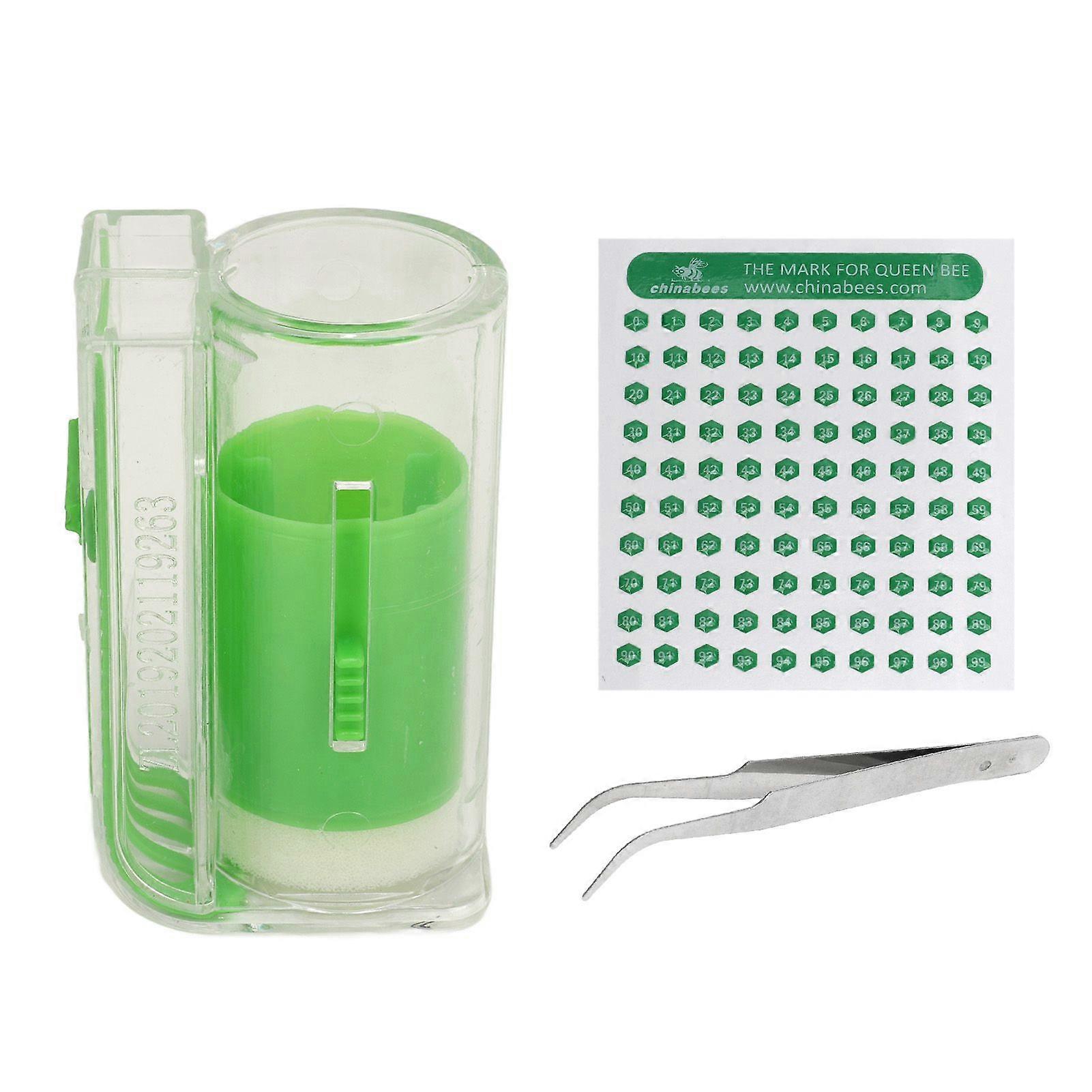 Bee Queen Marking Tool Number 199 Bee Queen Mark Sticker Kit for Bee Breeding Observing Managing