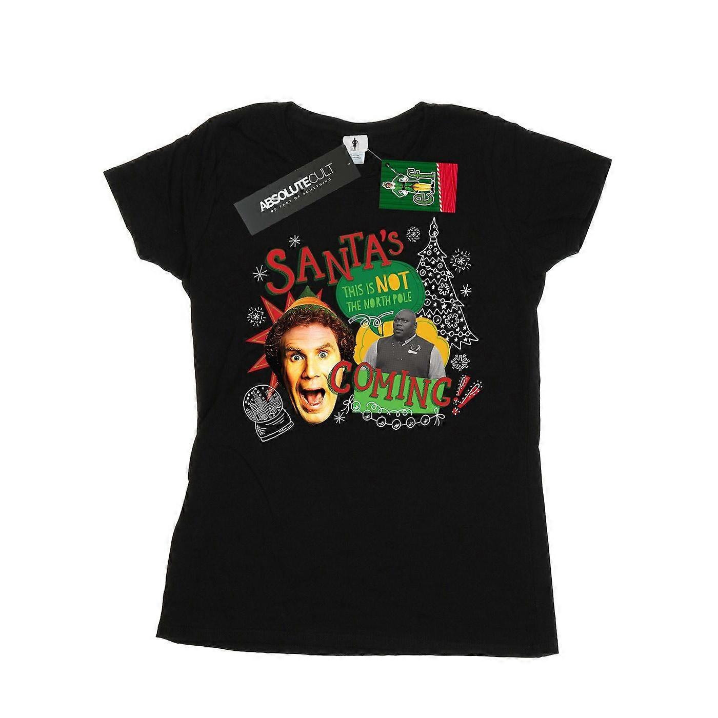 Camiseta de algodón Elf para mujer/mujer North Pole