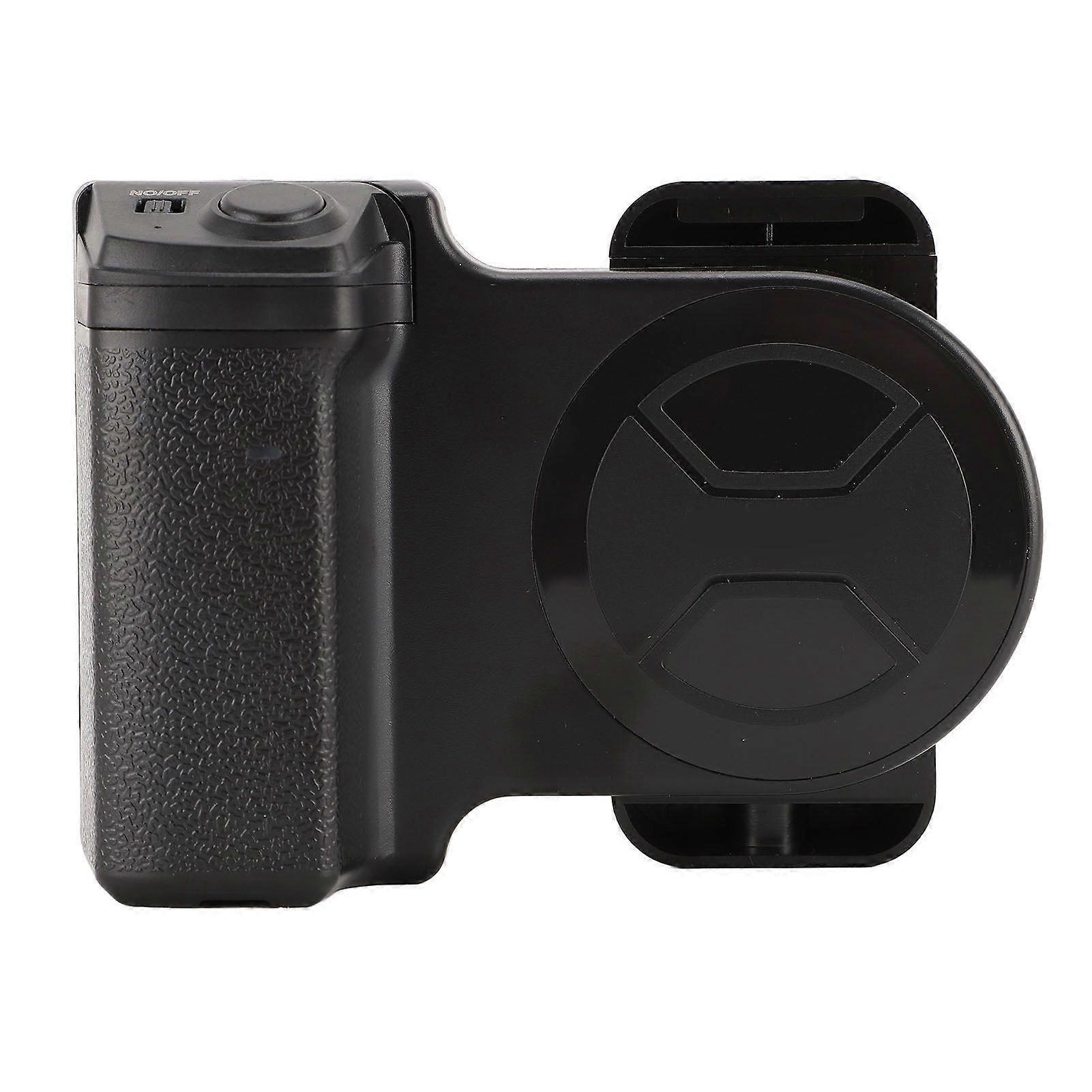 Smartphone Grip Holder BT Wireless Remote Control 360 Rotating 1/4 Inch Screw Cold Shoe Universal Smartphone Shooting Hand Grip