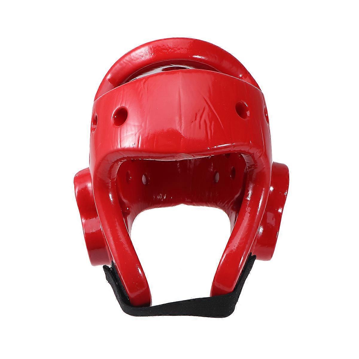 Karate Headgear Eva Taekwondo for Kids Red Visibility Enhancement 1Pcs
