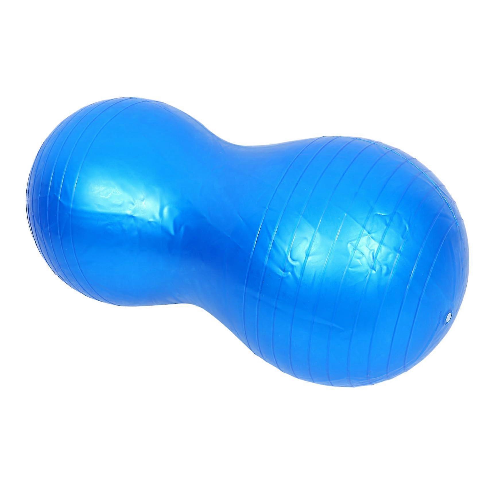 Balance Exercise Ball Burst PVC Material for Posture Stability and Muscle Endurance Includes Pump for Home Workouts