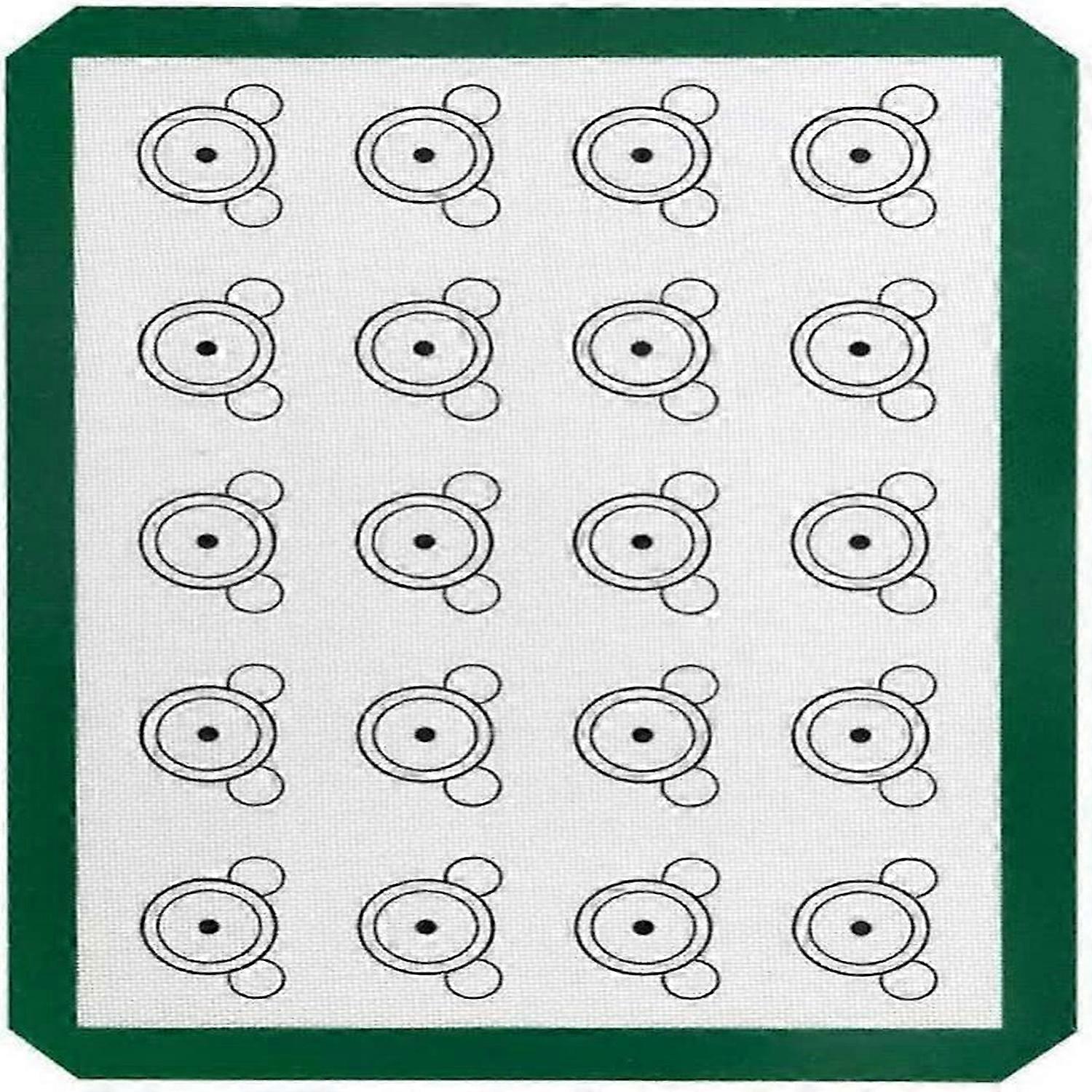 4229.5cm Silicone Baking Mat Multifunction Non Stick Cookie Tray Mat (Green)