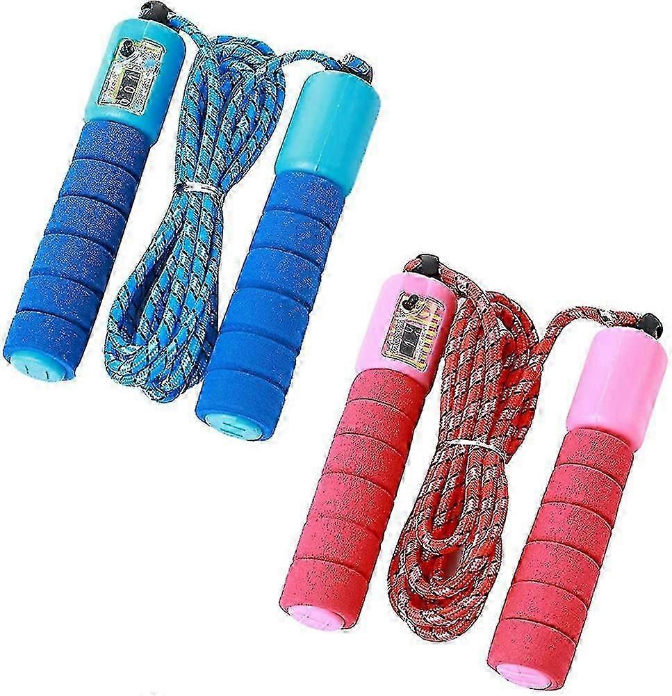 Skipping Rope For Kids, 2-piece Jump Rope With Counter And Comfortable Handles