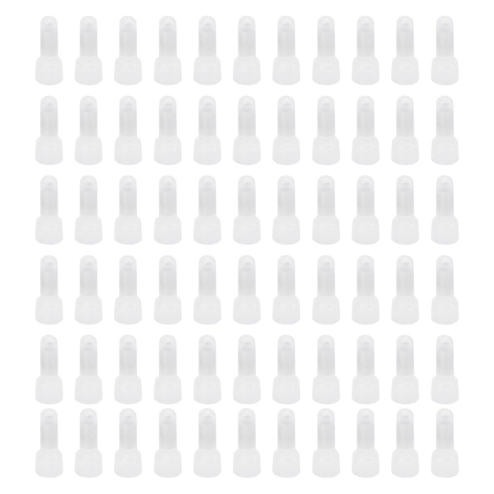 1000Pcs Closed End Terminal Transparent Nylon Crimping Cap Wire Cable Connector KitsCE5