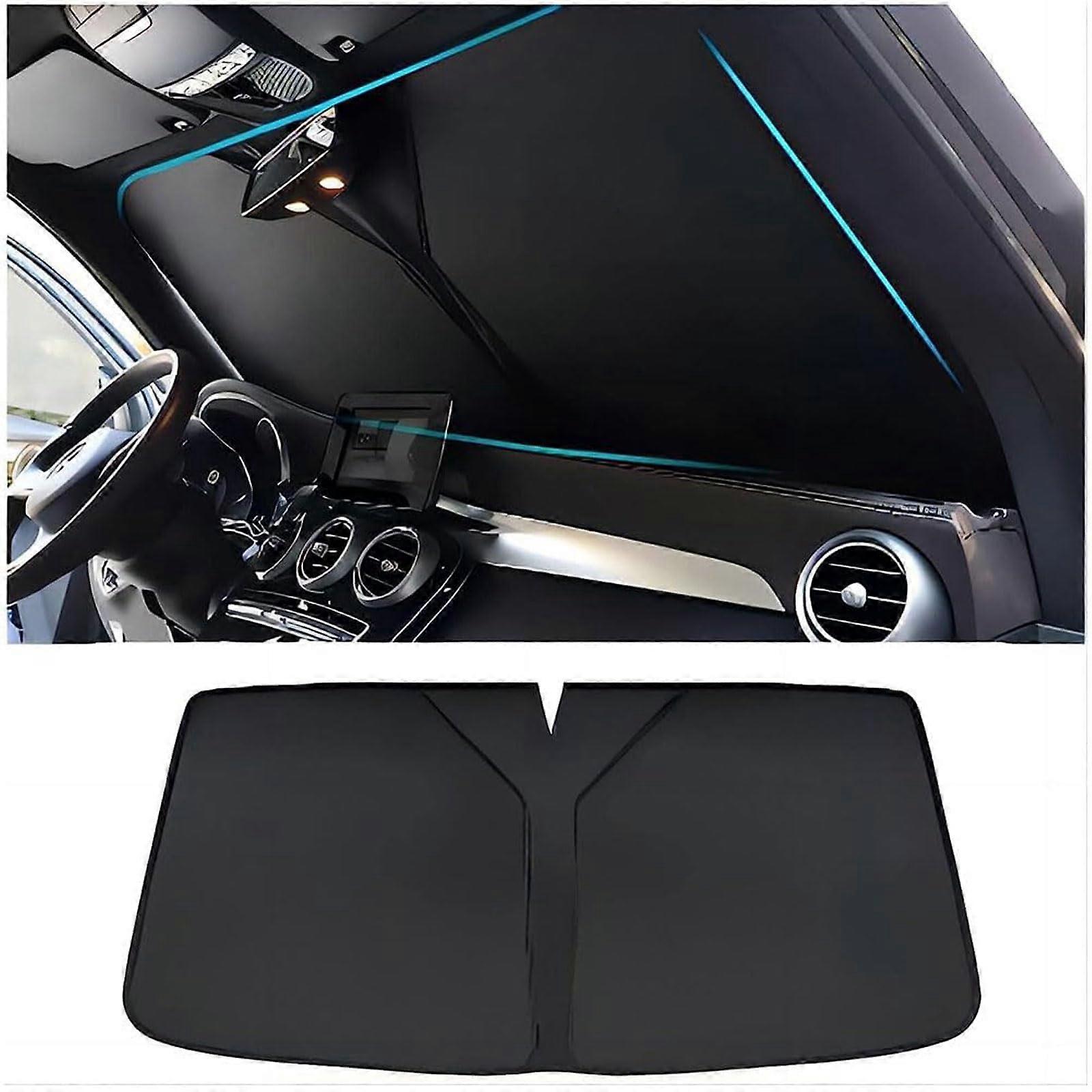 Car Windscreen Sun Shade for Ford Kuga 2013, Blocks UV Rays, Sun Visor Protector, Black