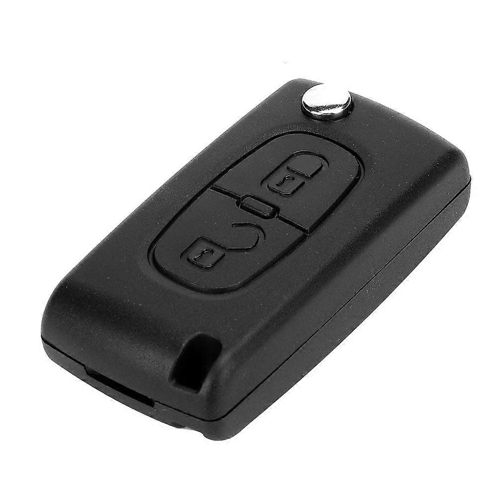 2 Buttons Car Key Fob Case Key Shell Cover Replacement Fit for Citroen
