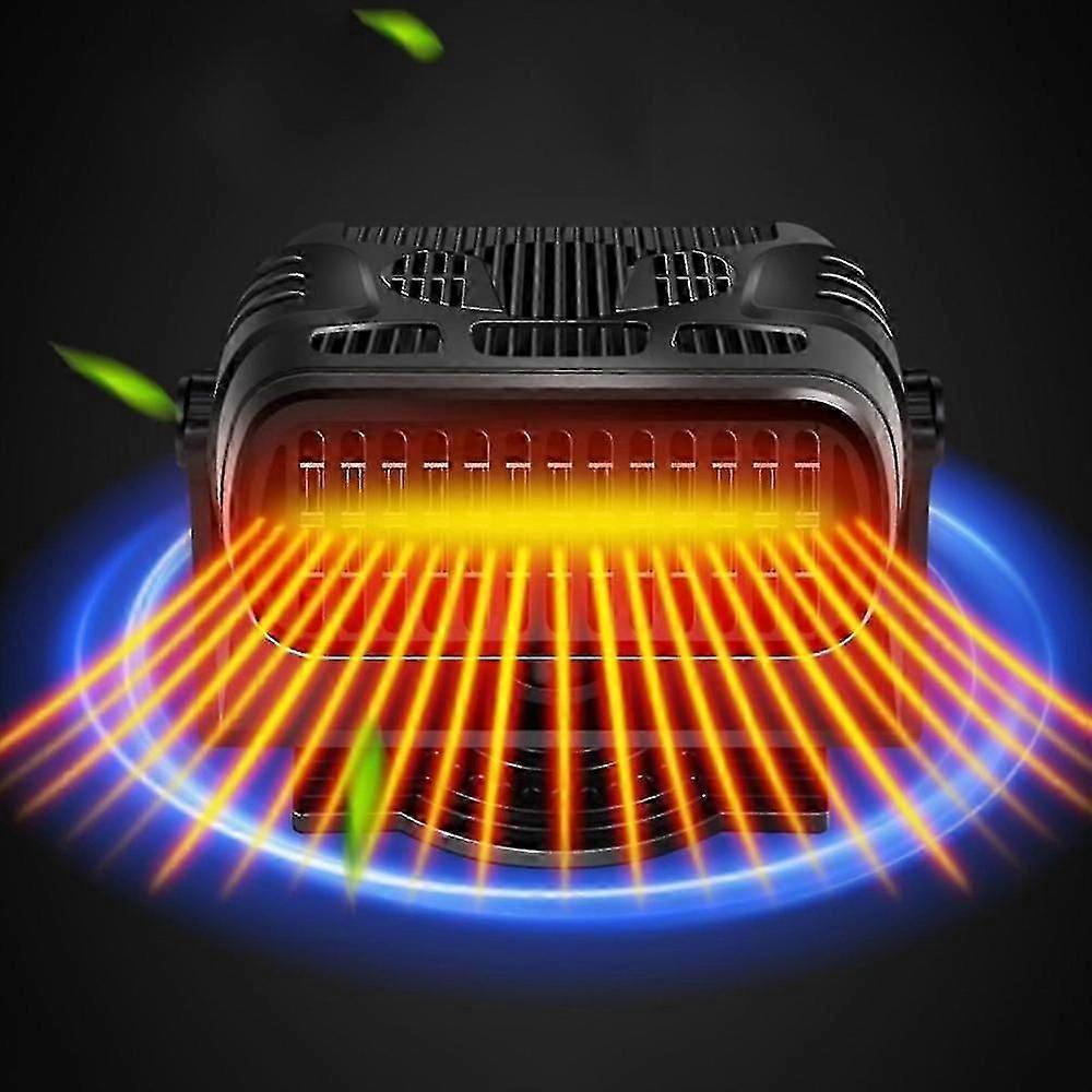 12V High-Power Car Heater with Dual Gears and 360 Adjustment for Quick Demisting in UK Winters