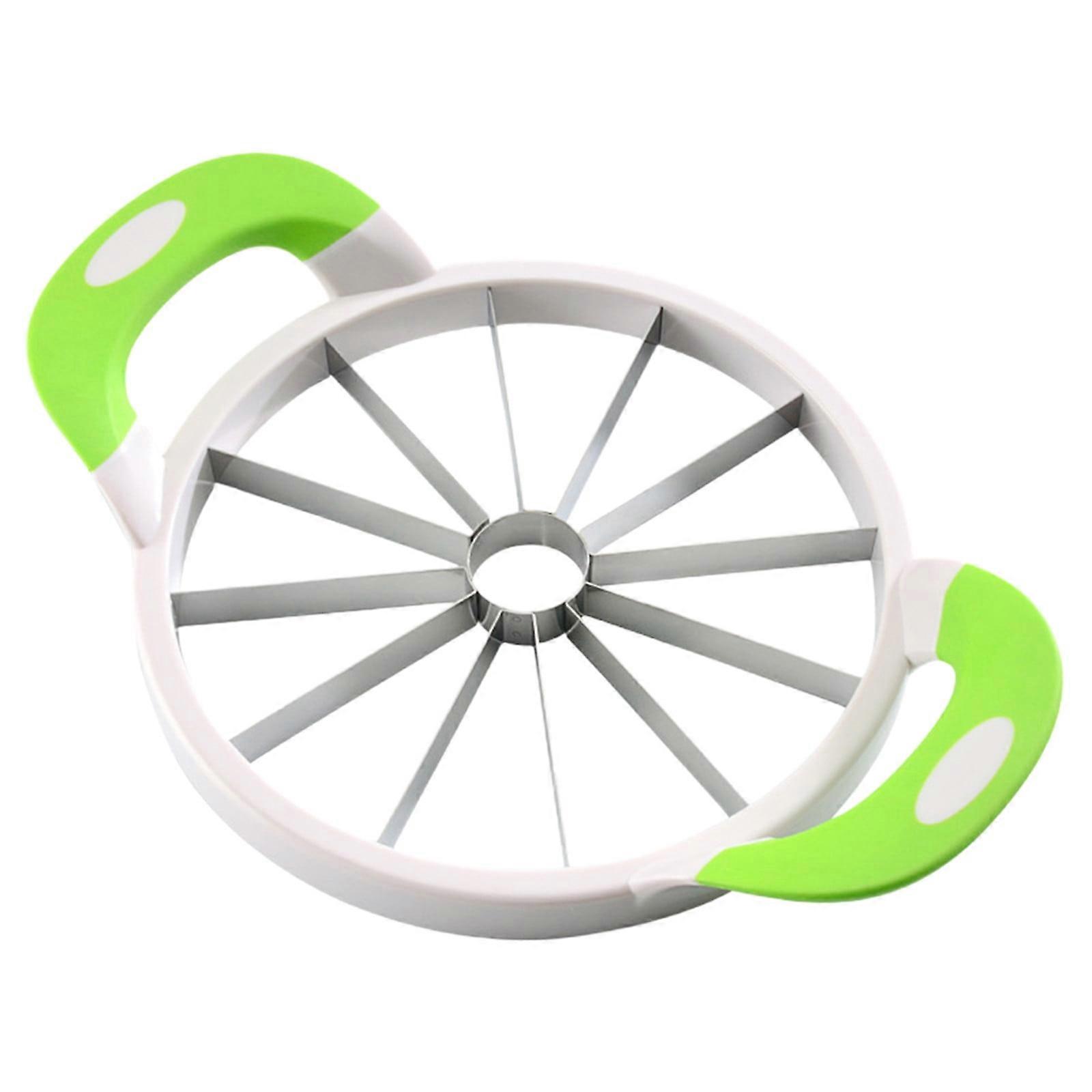 Extra Large Watermelon Slicer Cutter with Comfort Handle, Stainless Steel Fruit Vegetable Slicer for Melon, Pineapple, Cantaloup, Honeydew -