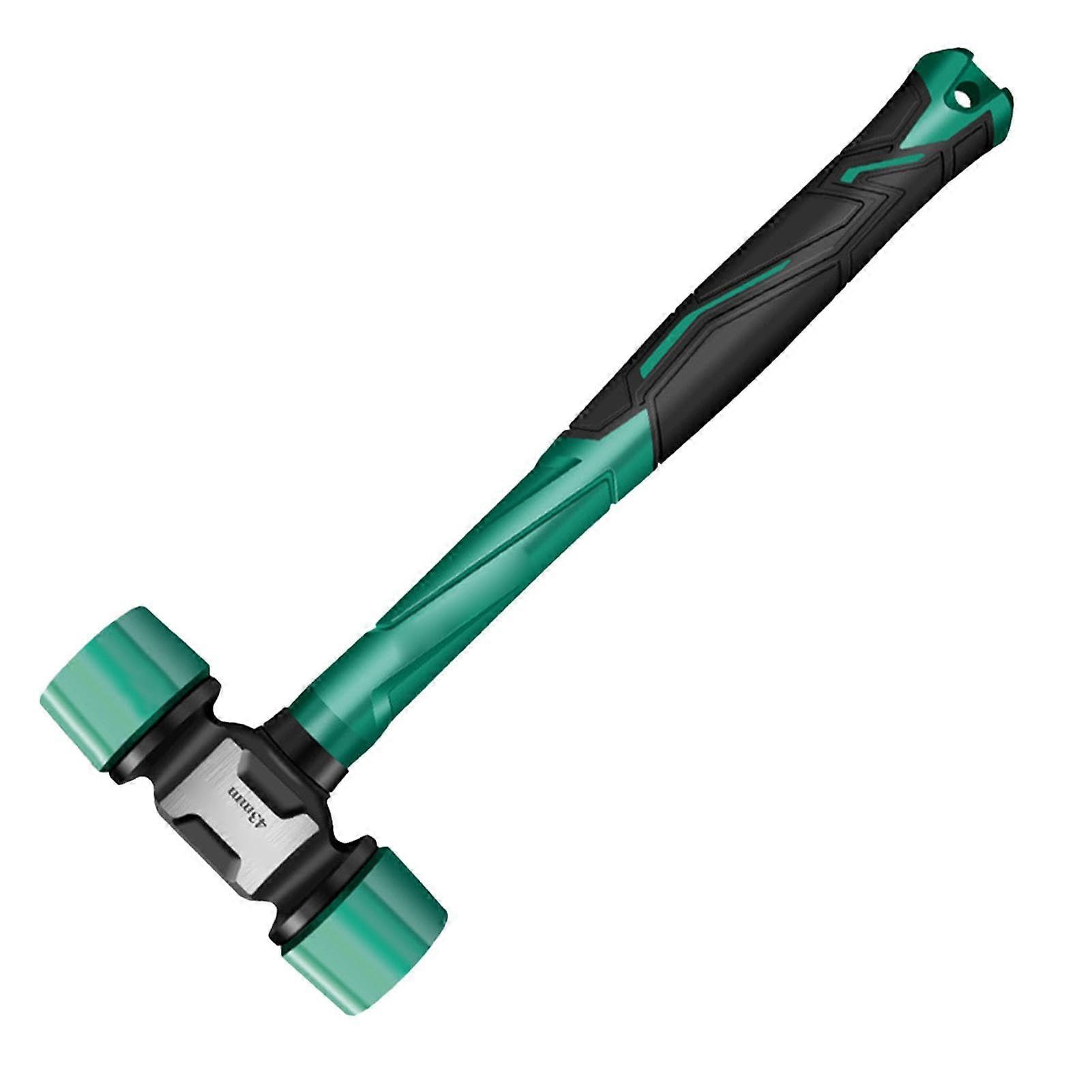 Rubber Hammer Mallet - Heavy Duty Non-Slip Rubber Mallet for Dorm Bed and Flooring with Ergonomic Grip Handle 43mm