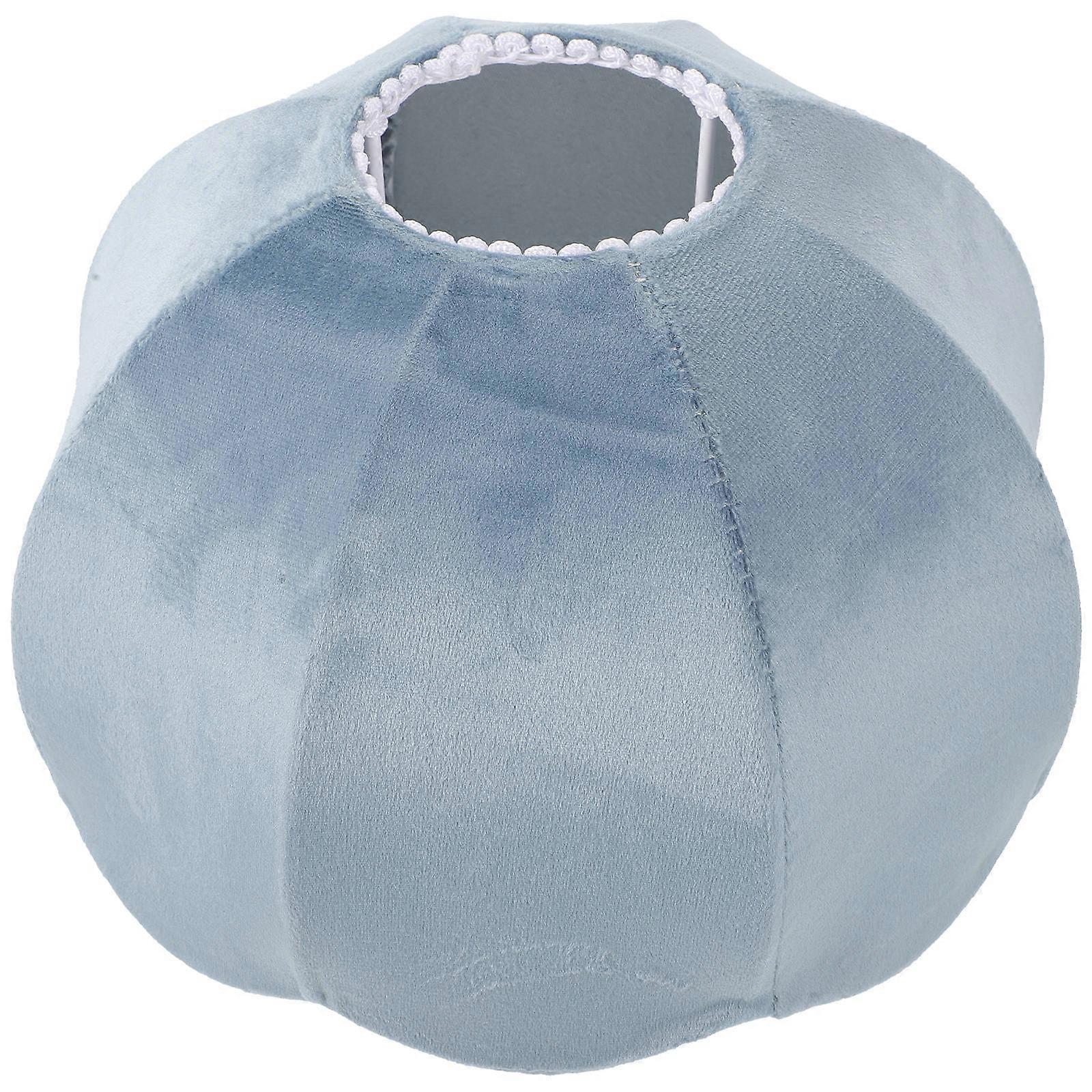 Small Lamp Shade for Desk Lamp 2Pcs Fabric Cover Sky-Blue E27 Socket