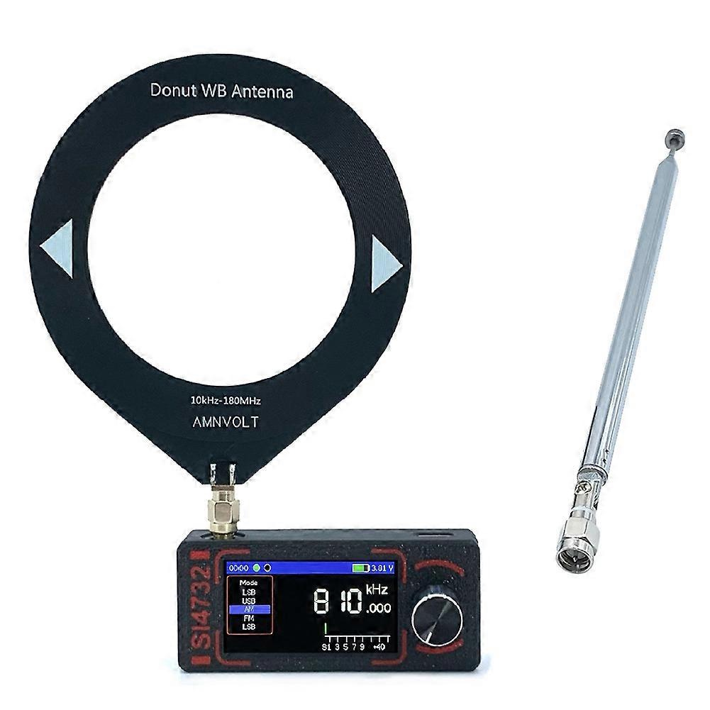 Upgrade 0.5-108 MHz Mini SI4732 Full-Band Radio Receiver Supports FM AM and SSB Built-in Headphone Amplifier