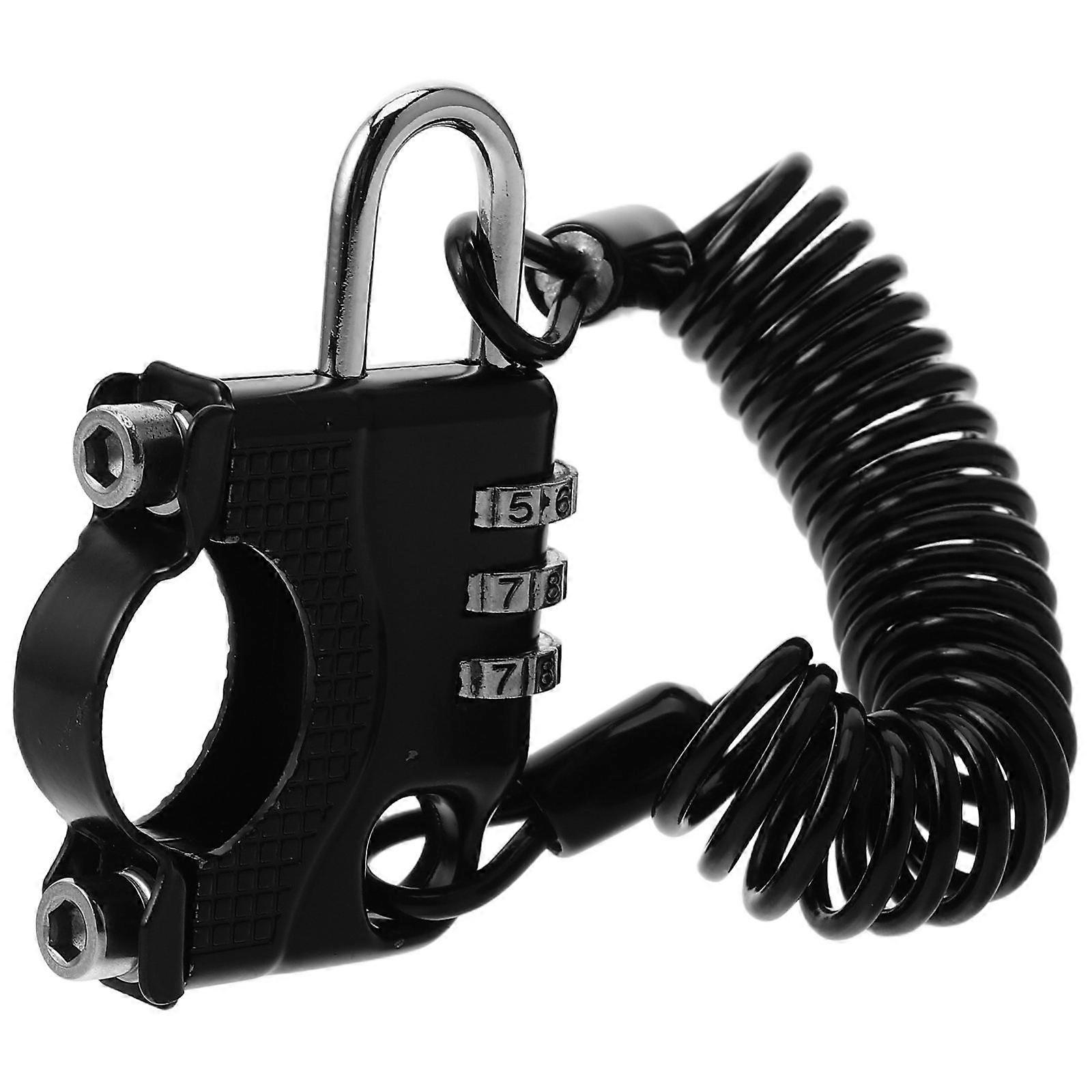 Motorcycle Lock with Password Security Lock 3Pcs for Travel