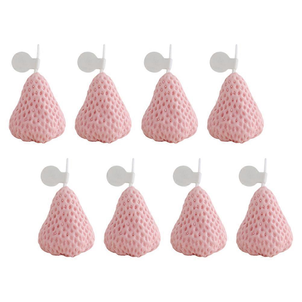 Strawberry Candles Portable Scented Candle for Mood Setting 16Pcs