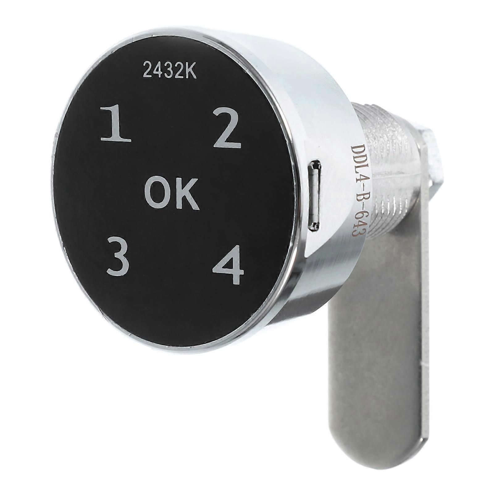 2Pcs Digital Password Lock Touch Screen Design Suitable For Cabinet And Drawer Use With Alloy Material