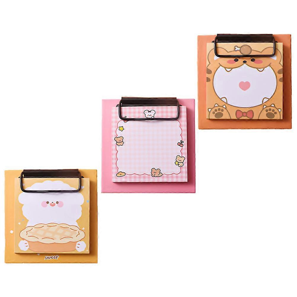 Schedule Planner Non-Sticky Memo Notepad for Home Use Travelers Assorted Color Writing 6 Pcs