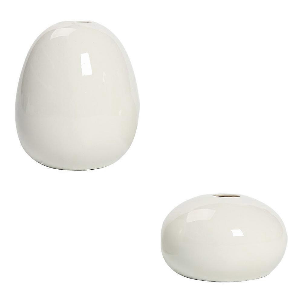 Household Ceramic Vase Simple Ceramic Vase for Storage 4Pcs